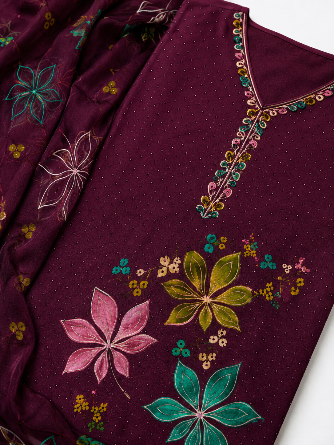 Roman Glass Wine - Fabric View
